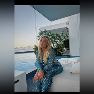 Hera Collection Blue Crochet Dresses